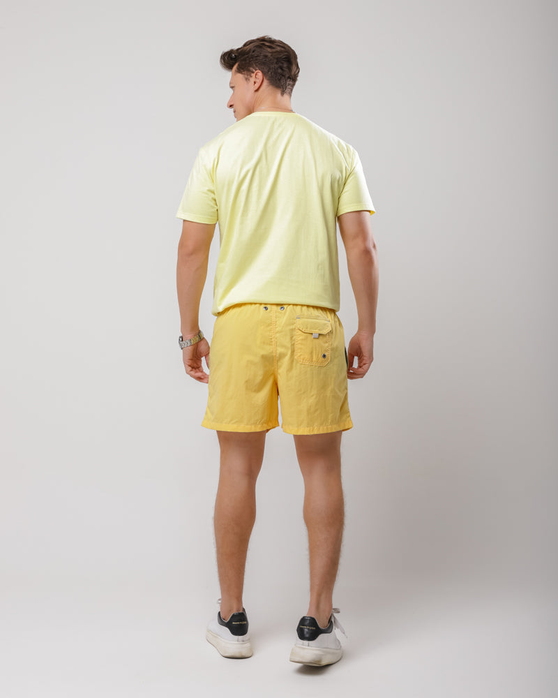 SHORTS TACTEL AMARELO