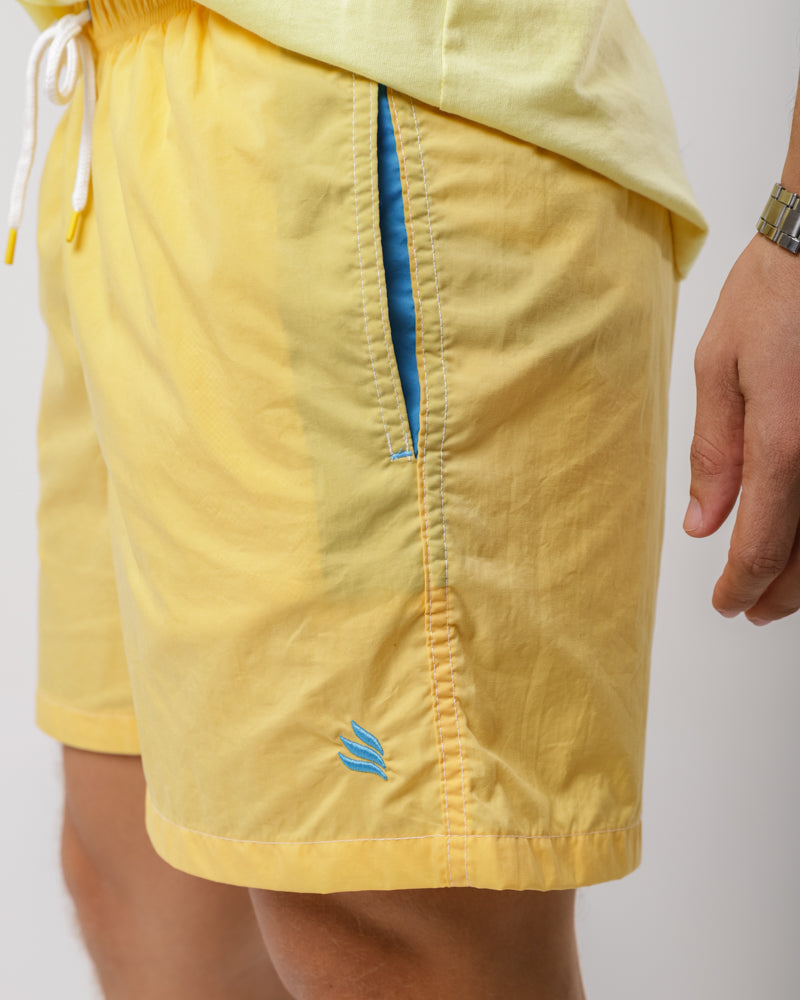 SHORTS TACTEL AMARELO
