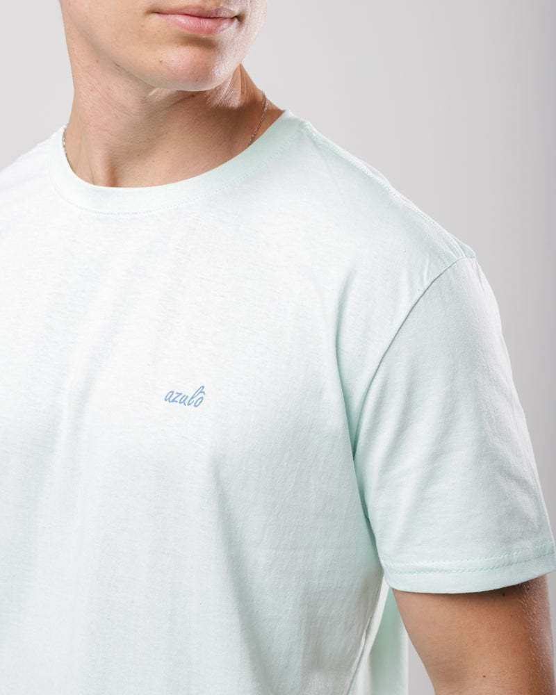CAMISETA BÁSICA VERDE ÁGUA