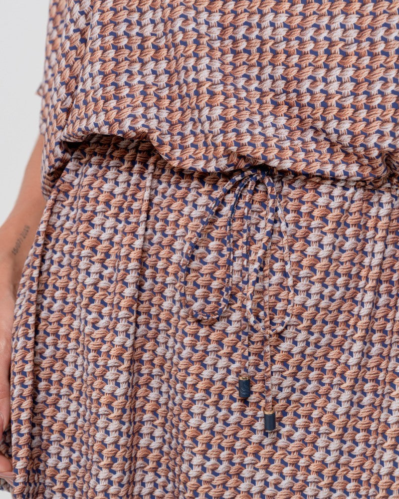 KAFTAN PARATY AZULO TRAMAS ORIGINAL