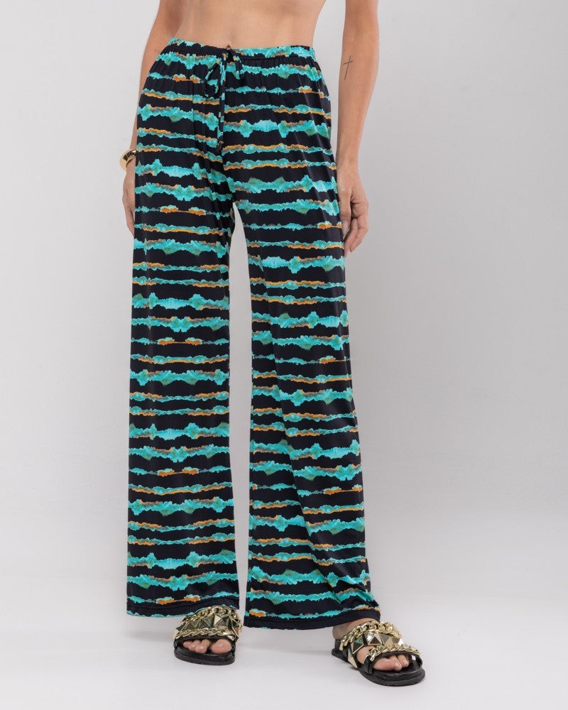 CALÇA PANTALONA BIO AZULO ONDAS ELETRICAS