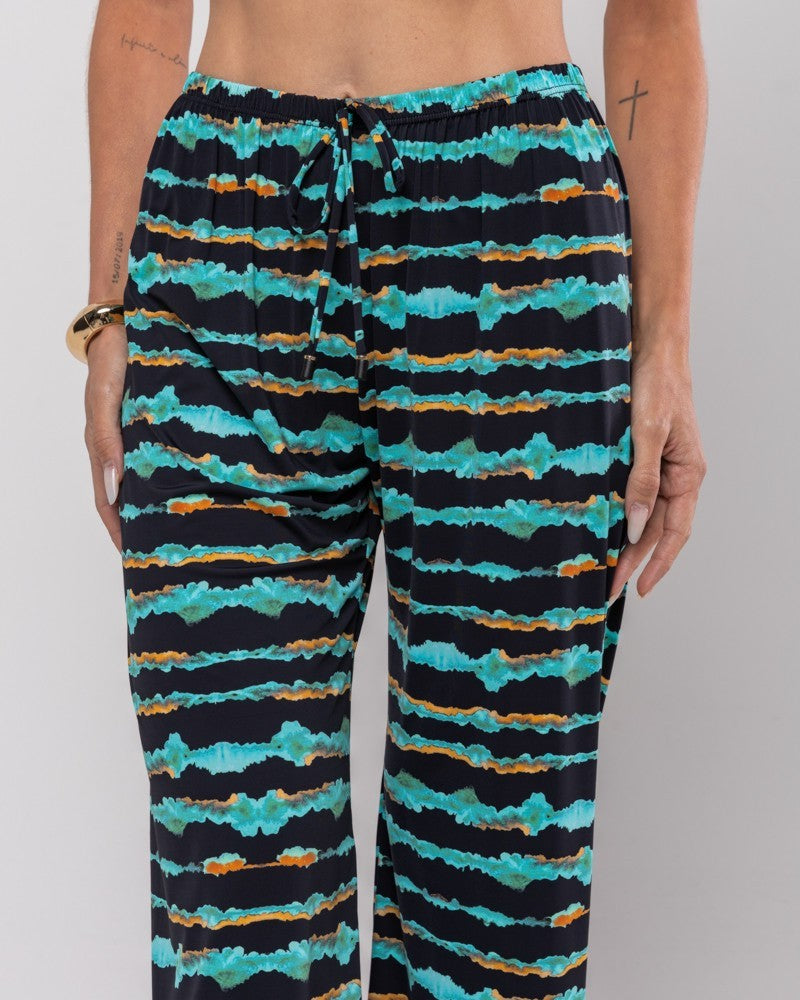 CALÇA PANTALONA BIO AZULO ONDAS ELETRICAS