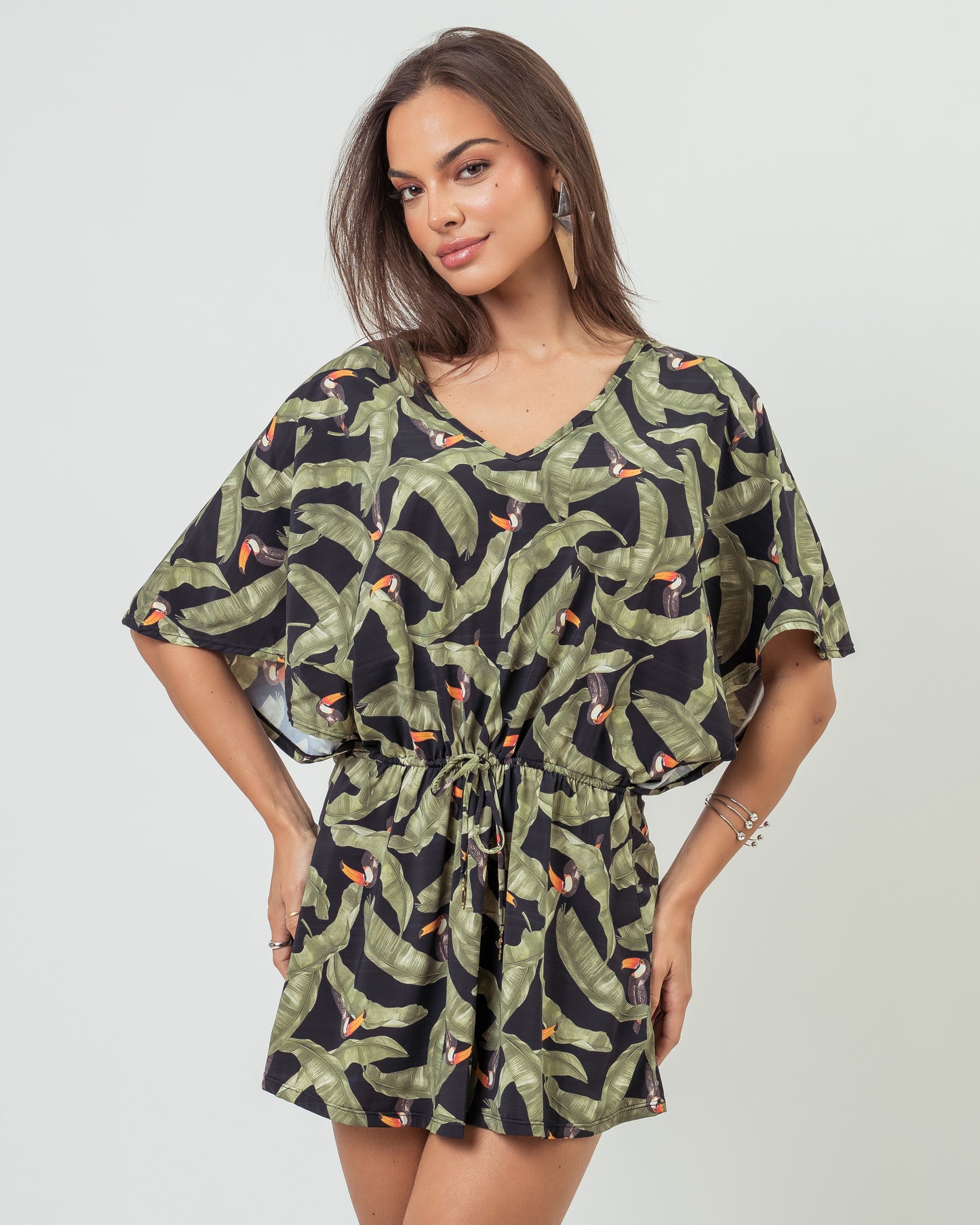 KAFTAN PARATY TUCANO FOLHAGEM