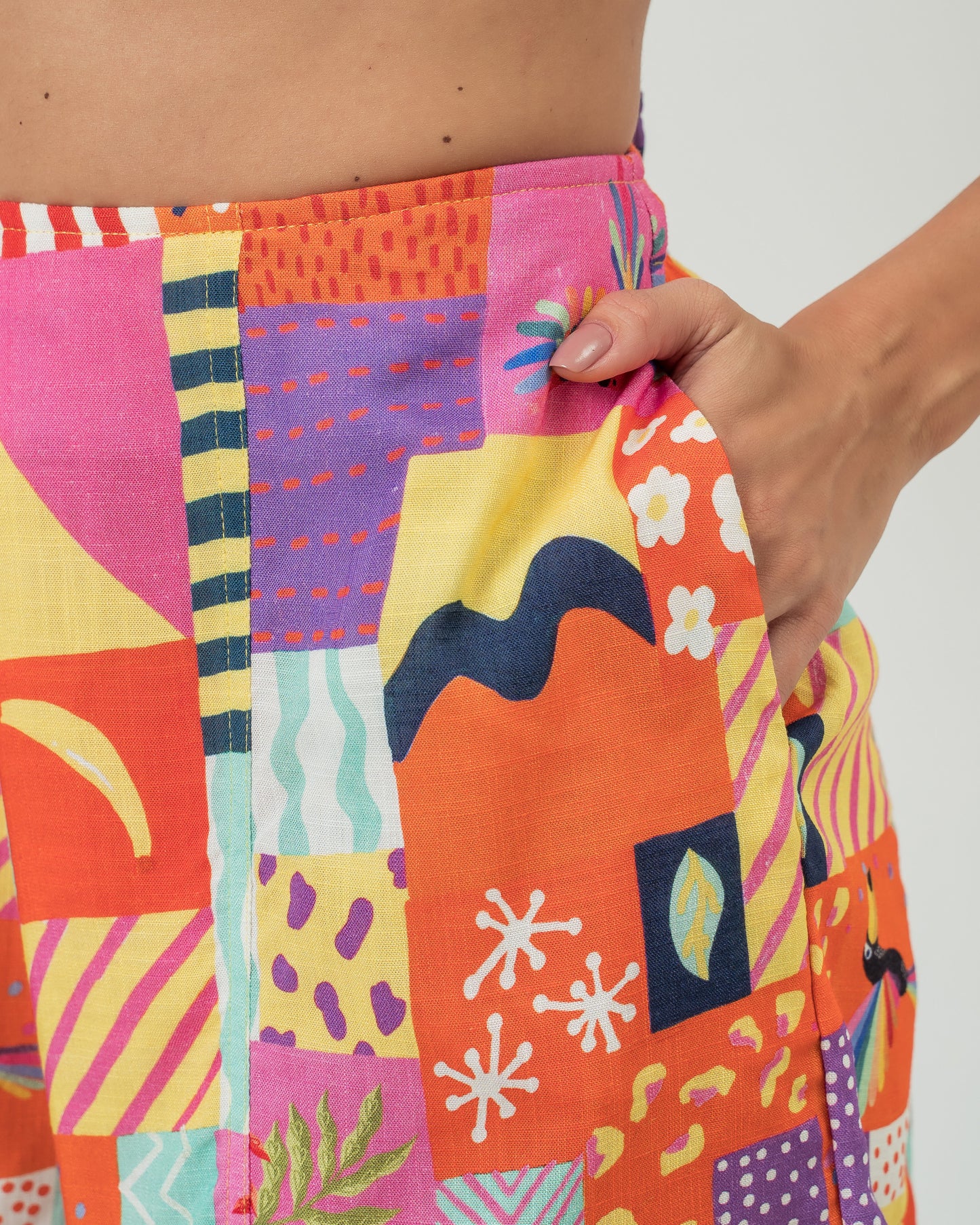 SHORT CONFORT TAORMINA PATCHWORK