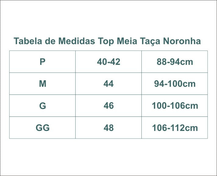 TOP MEIA TACA NORONHA PATCHWORK