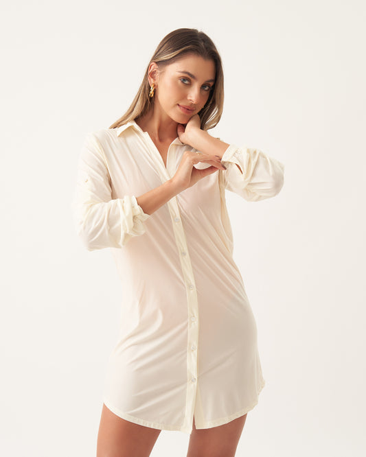 CAMISA UV BOTÕES OFF WHITE