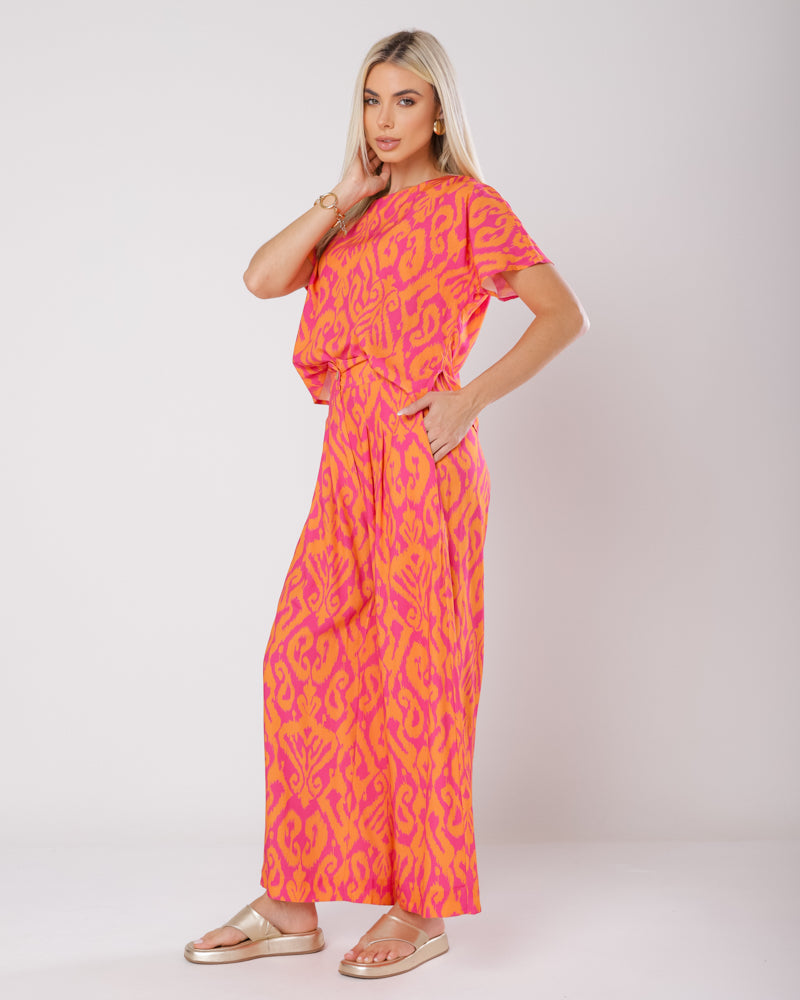 CALÇA PANTALONA BOHO MANGO