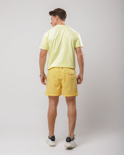 SHORTS TACTEL AMARELO