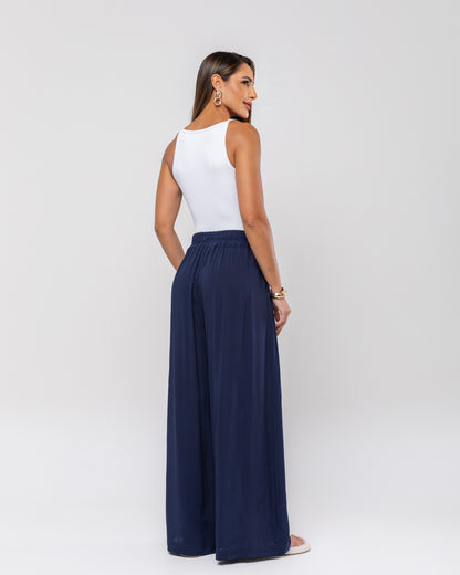 REGATA ALCINHA AZULO BRANCO
