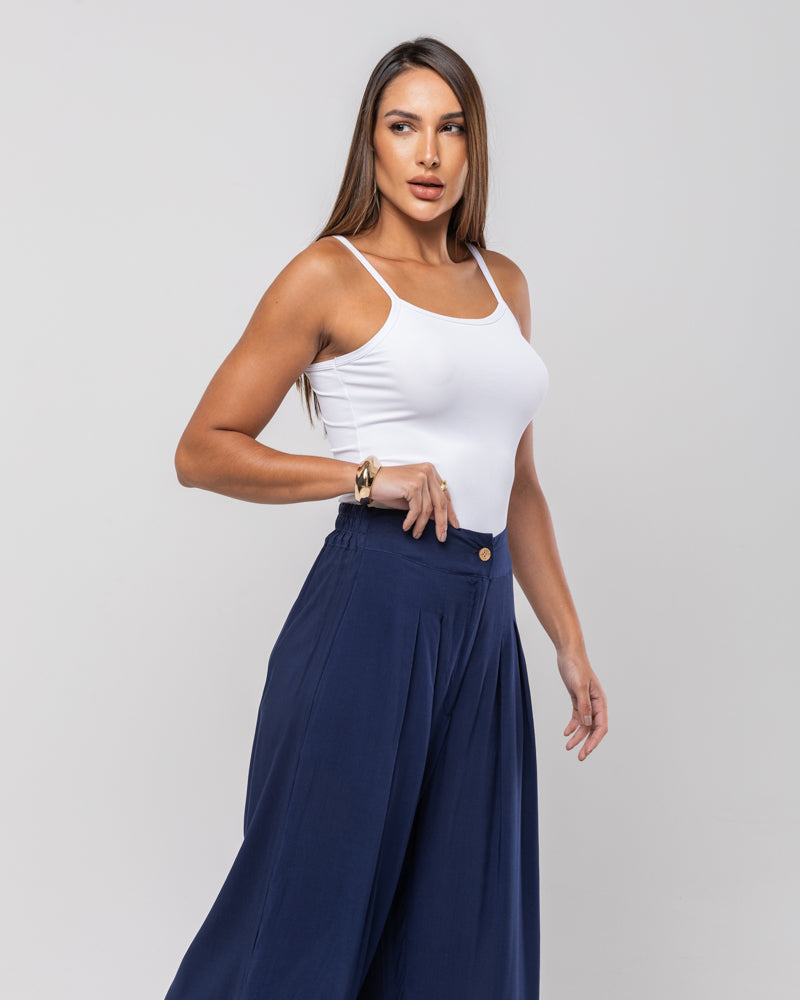 REGATA ALCINHA AZULO BRANCO