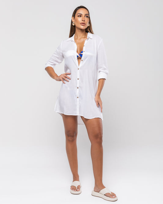 CAMISA VISCOSE AZULO BRANCO
