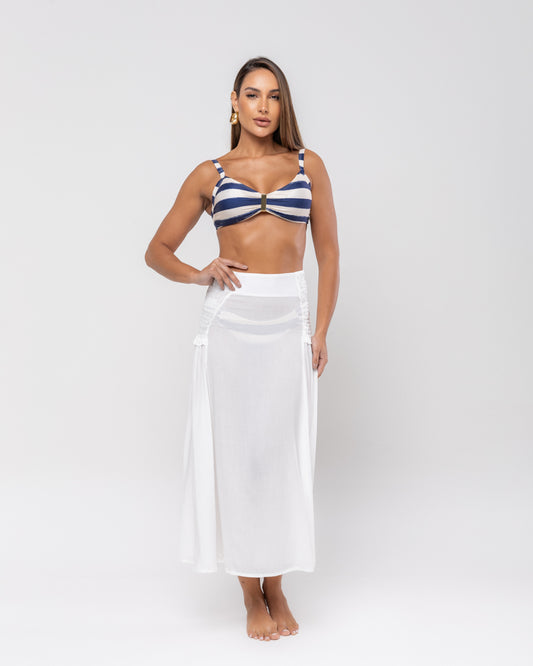 SAIA LASTEX VISCOSE AZULO OFF WHITE