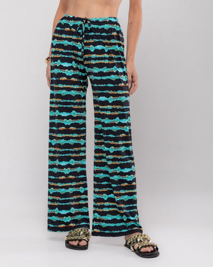 CALÇA PANTALONA BIO AZULO ONDAS ELETRICAS