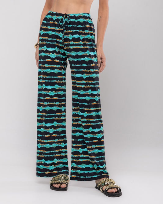 CALÇA PANTALONA BIO AZULO ONDAS ELETRICAS
