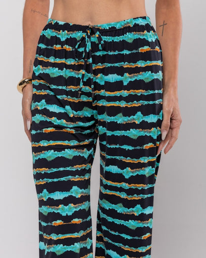 CALÇA PANTALONA BIO AZULO ONDAS ELETRICAS
