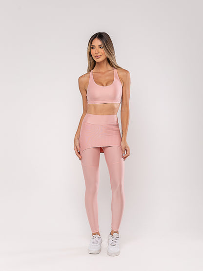 CALÇA SAIA UP AZULO ROSA