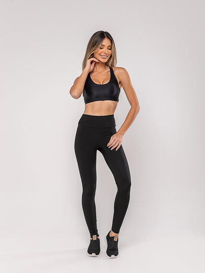 CALÇA SEM COSTURA LATERAL CONFORT AZULO PRETO