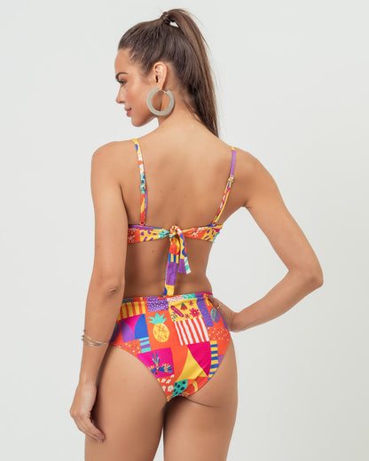 TOP MEIA TACA NORONHA PATCHWORK
