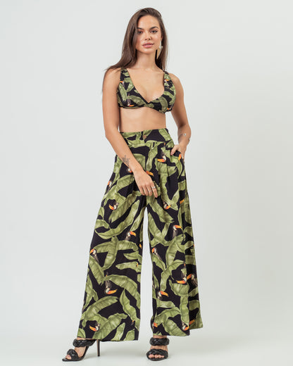 CALÇA PANTALONA TUCANO FOLHAGEM
