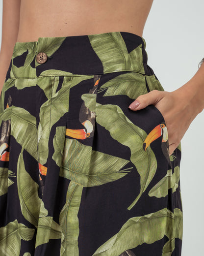 CALÇA PANTALONA TUCANO FOLHAGEM