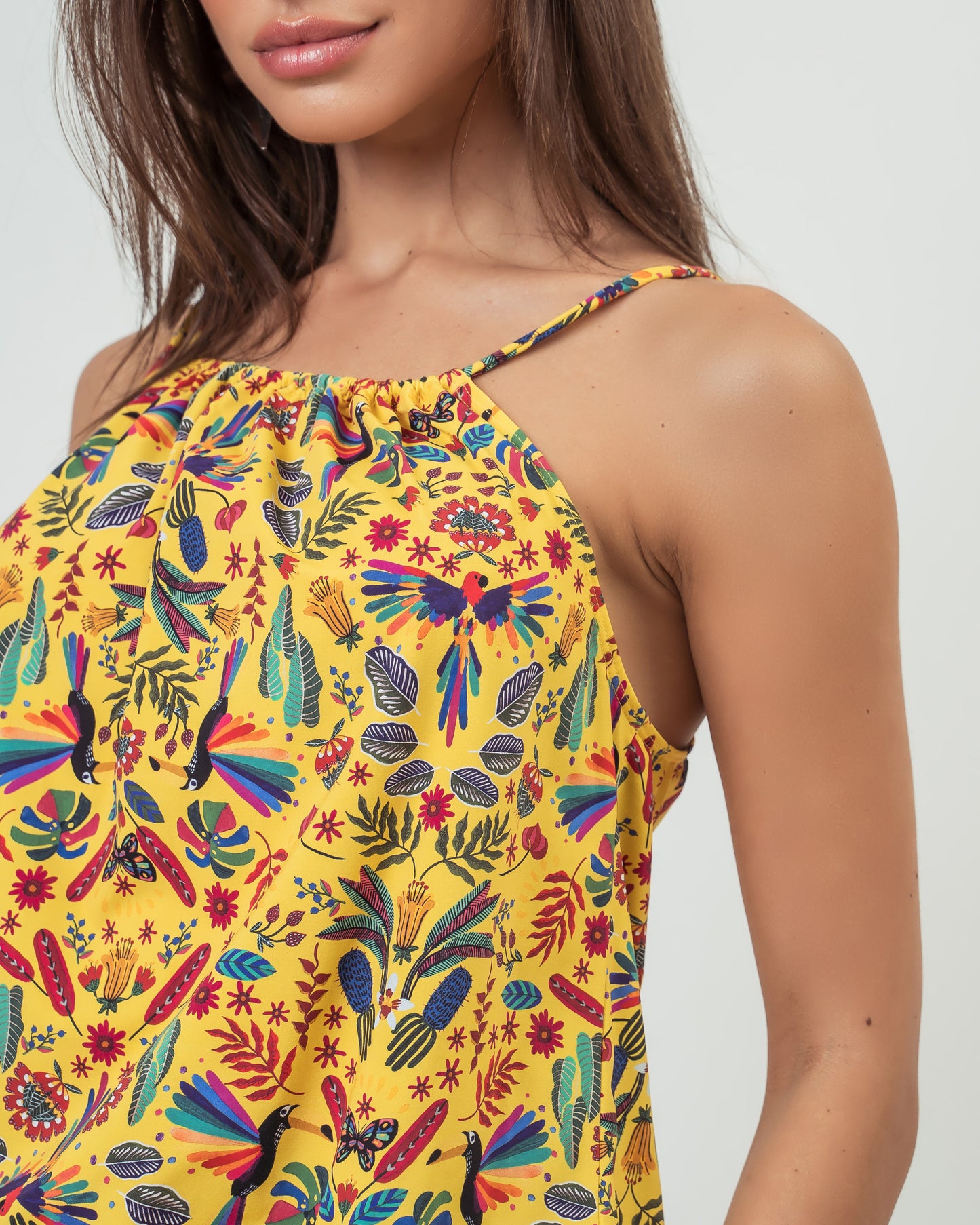 VESTIDO AJUSTE ENSEADA TUCANO MELON