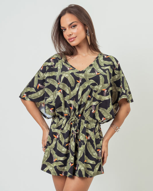 KAFTAN PARATY TUCANO FOLHAGEM