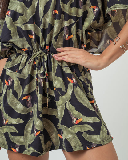 KAFTAN PARATY TUCANO FOLHAGEM