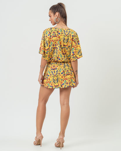 KAFTAN PARATY TUCANO MELON