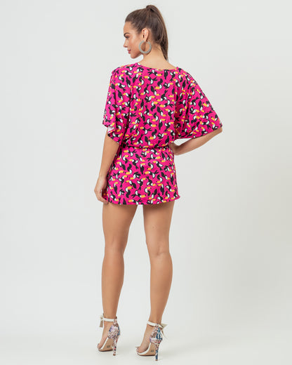 KAFTAN PARATY TUCANO ROSA CHOQUE