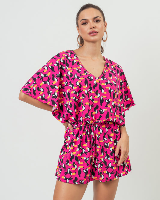 KAFTAN PARATY TUCANO ROSA CHOQUE