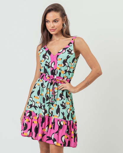 VESTIDO ALÇA DUO TUCANO MARESIA
