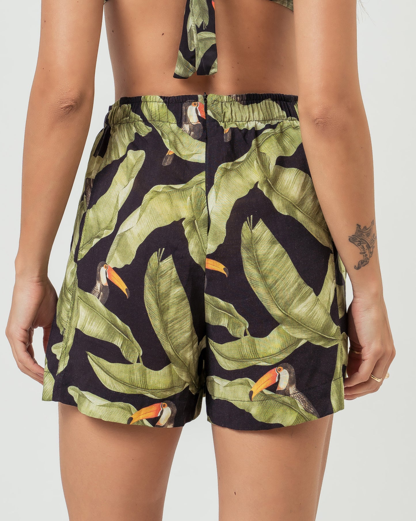 SHORT CONFORT TAORMINA TUCANO FOLHAGEM