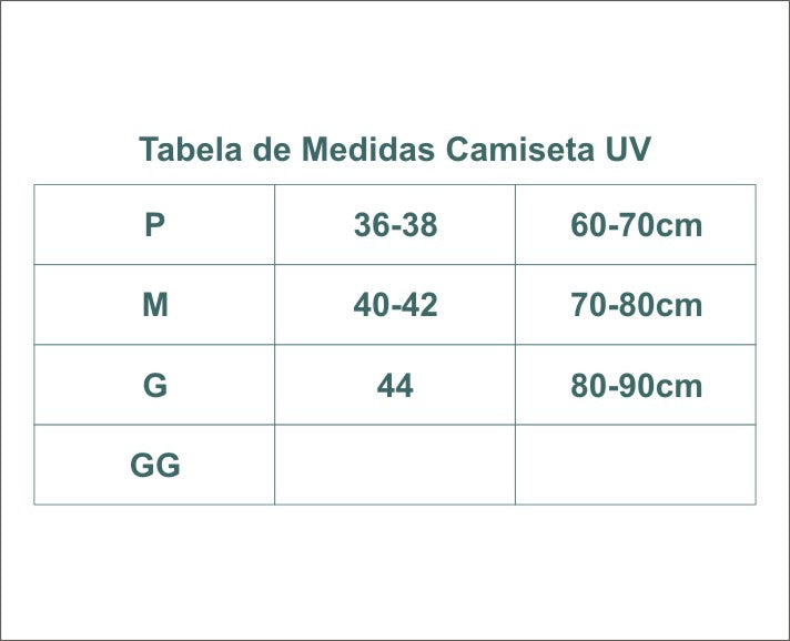 CAMISETA UV FEMININA ML PATCHWORK