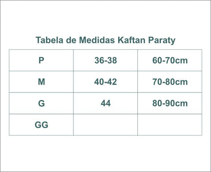 KAFTAN PARATY TUCANO MELON