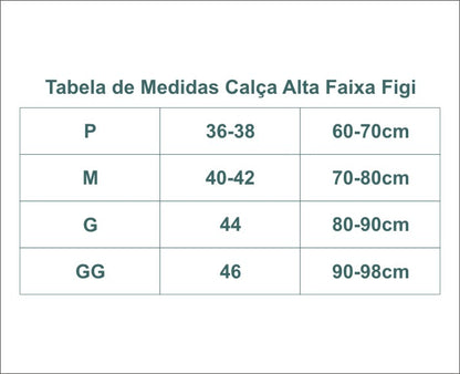 CALÇA ALTA FAIXA FIGI MELON