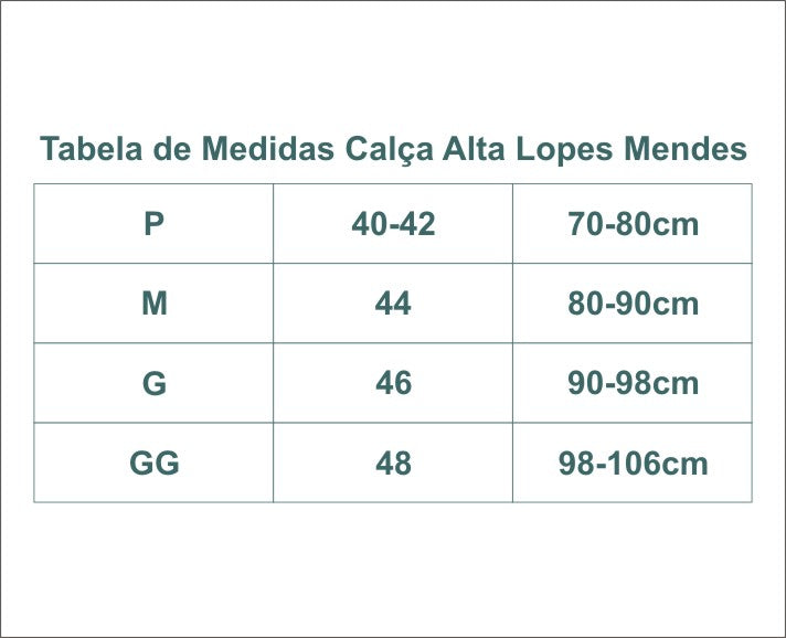 CALÇA ALTA FRANZIDO LATERAL LOPES MENDES TUCANO MELON