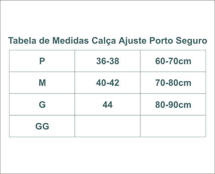 CALÇA AJUSTE PORTO SEGURO PATCHWORK