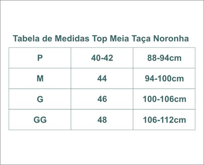 TOP MEIA TACA NORONHA PATCHWORK