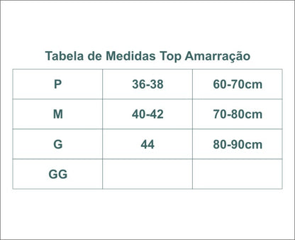TOP AMARRAÇÃO LISTRA NATUREZA