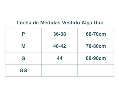 VESTIDO ALÇA DUO TUCANO MARESIA