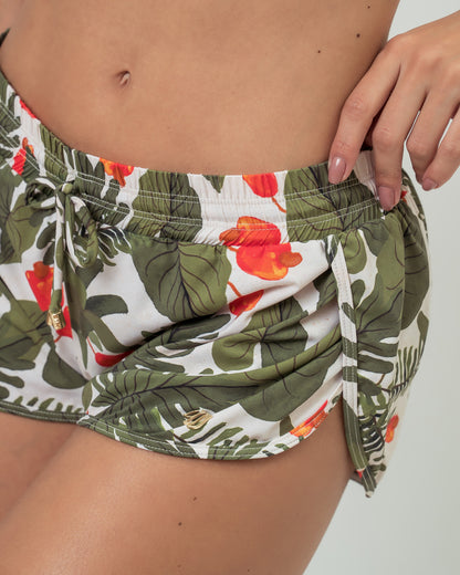 SHORTS ITACARÉ CAJU FOLHAGEM